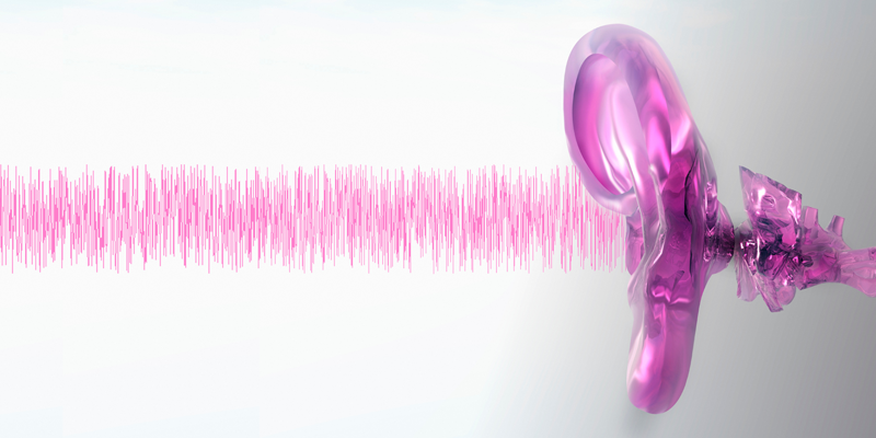 Ondas sonoras penetrando en el oído